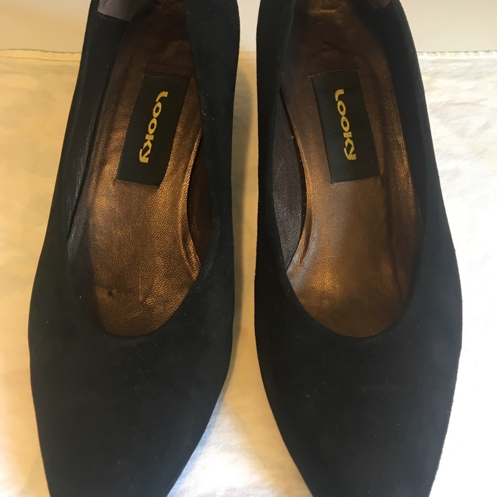 Suede Pumps Black
